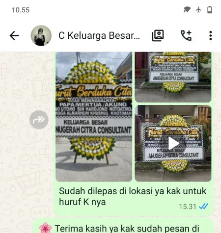 Pengiriman Papan Bunga Duka Tambakan Gubug