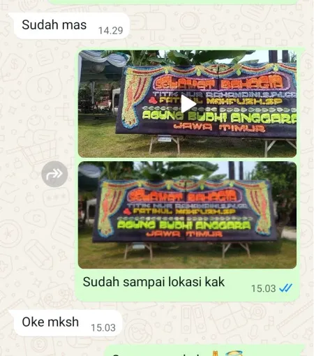 Pengiriman Papan Bunga Tambakan Gubug