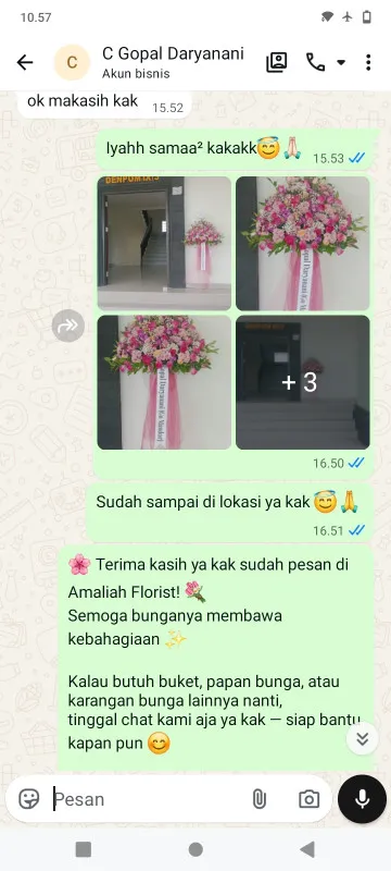 Pengiriman Karangan Bunga Tambakan Gubug