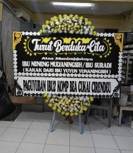 Papan Bunga Duka Tambakan Gubug